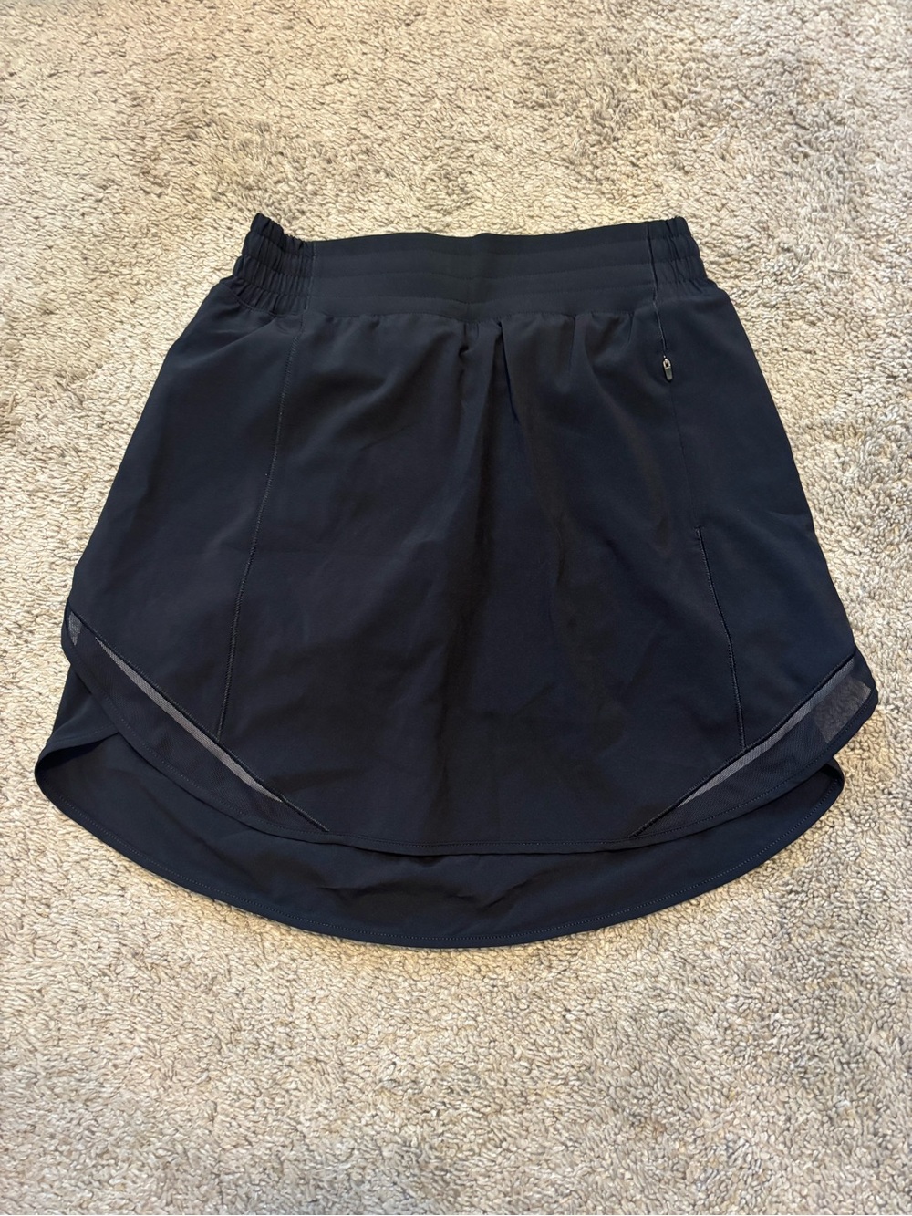 Lululemon Black Athletic Skirt Long NWT